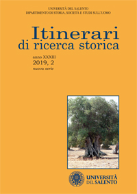 Itinerari di Ricerca Storica - Cover