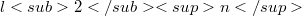 l<sub>2</sub><sup>n</sup>